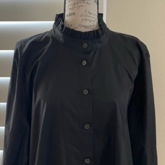 Karen by Simonsen Mojo KB ruffled collar blouse - Picture 4 of 9